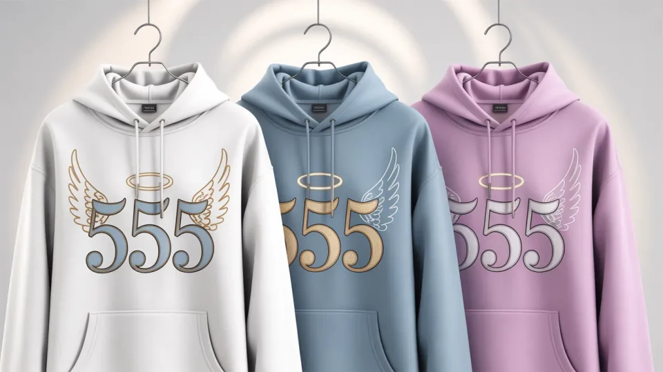 555 Angel Number Hoodies