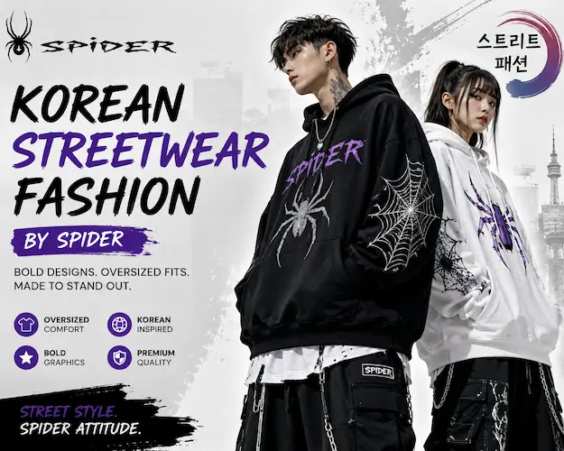Korean Streetwear Fashion by Spider
