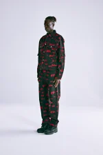 Sp5der 5ex Aop Denim Trucker Black Jacket 9