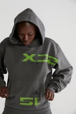 Sp5der 5ex Dark Grey Hoodie 1