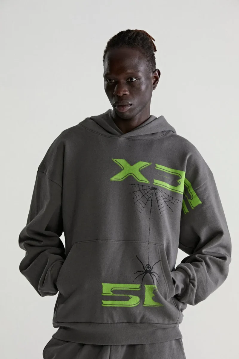Sp5der 5ex Dark Grey Hoodie 3