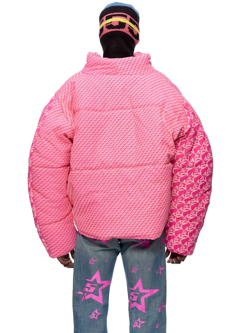 Sp5der 5star P*nk Puffer Jacket 2