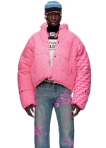 Sp5der 5star P*nk Puffer Jacket 3