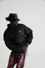 Sp5der 5star Puffer Black Jacket 1