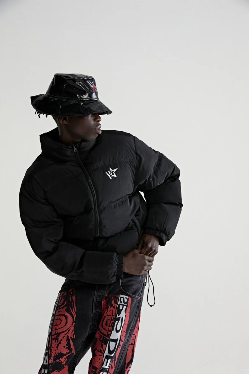 Sp5der 5star Puffer Black Jacket 1