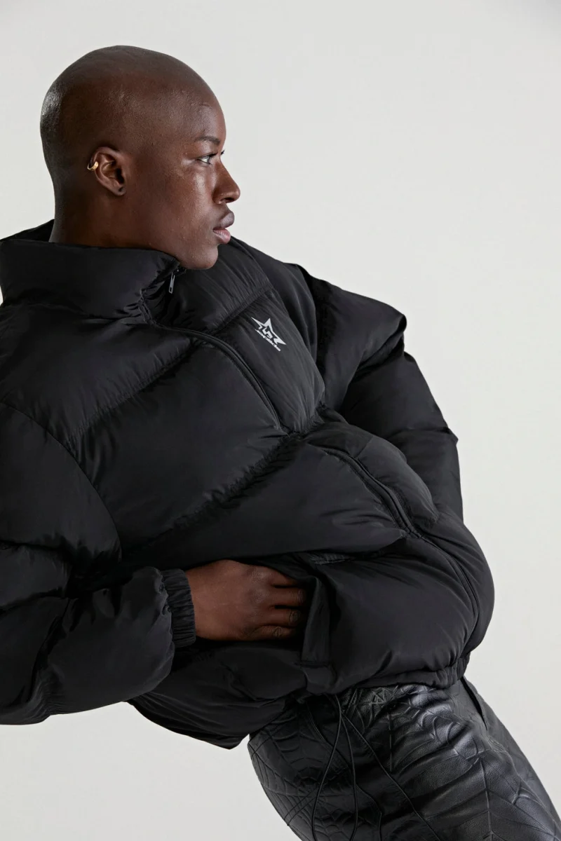 Sp5der 5star Puffer Black Jacket 2