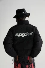 Sp5der 5star Puffer Black Jacket 4