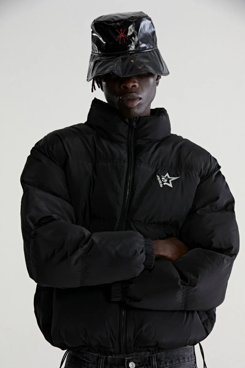 Sp5der 5star Puffer Black Jacket 5