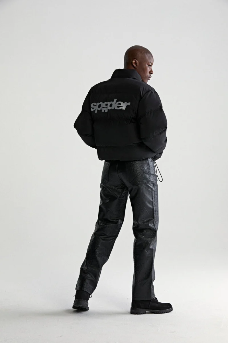 Sp5der 5star Puffer Black Jacket 7