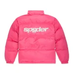 Sp5der 5star Puffer Pink Jacket 13