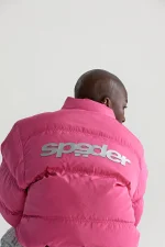 Sp5der 5star Puffer Pink Jacket 4