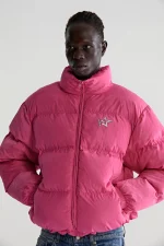 Sp5der 5star Puffer Pink Jacket 6