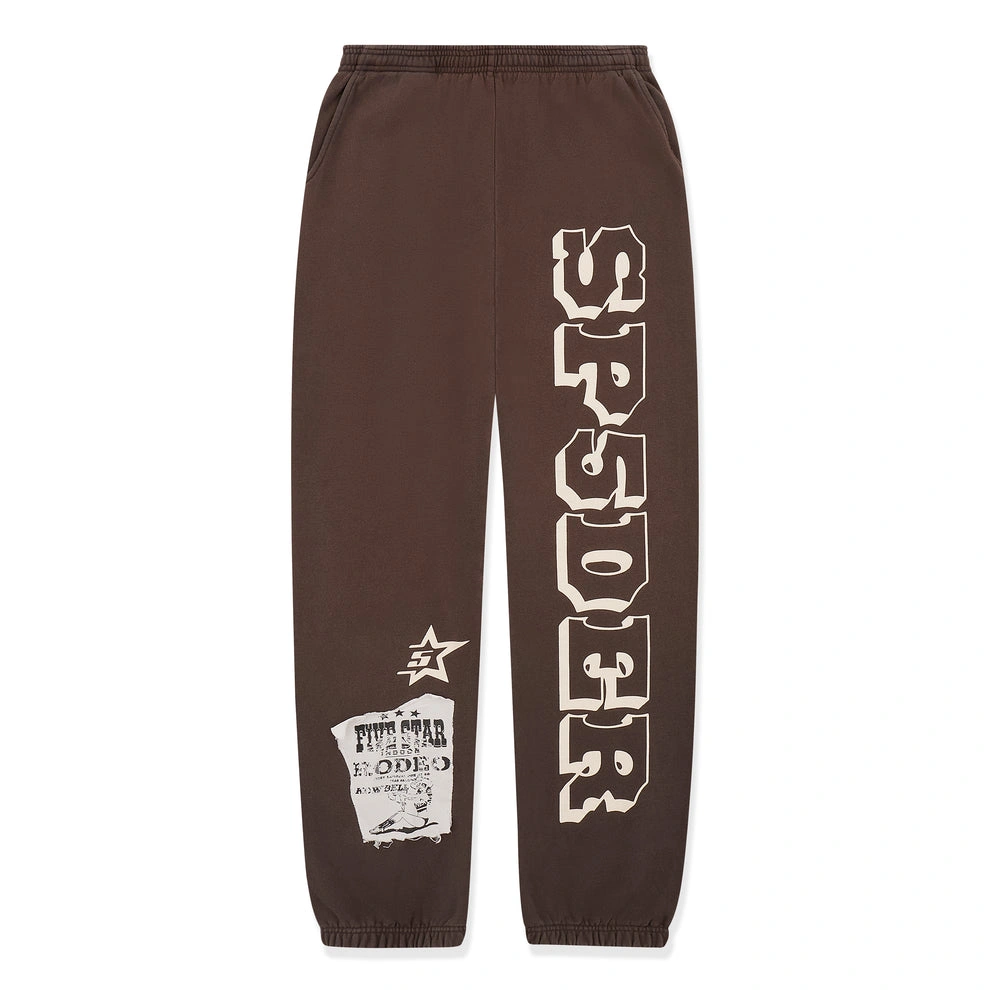 Sp5der 5star Rodeo Brown Sweatpant