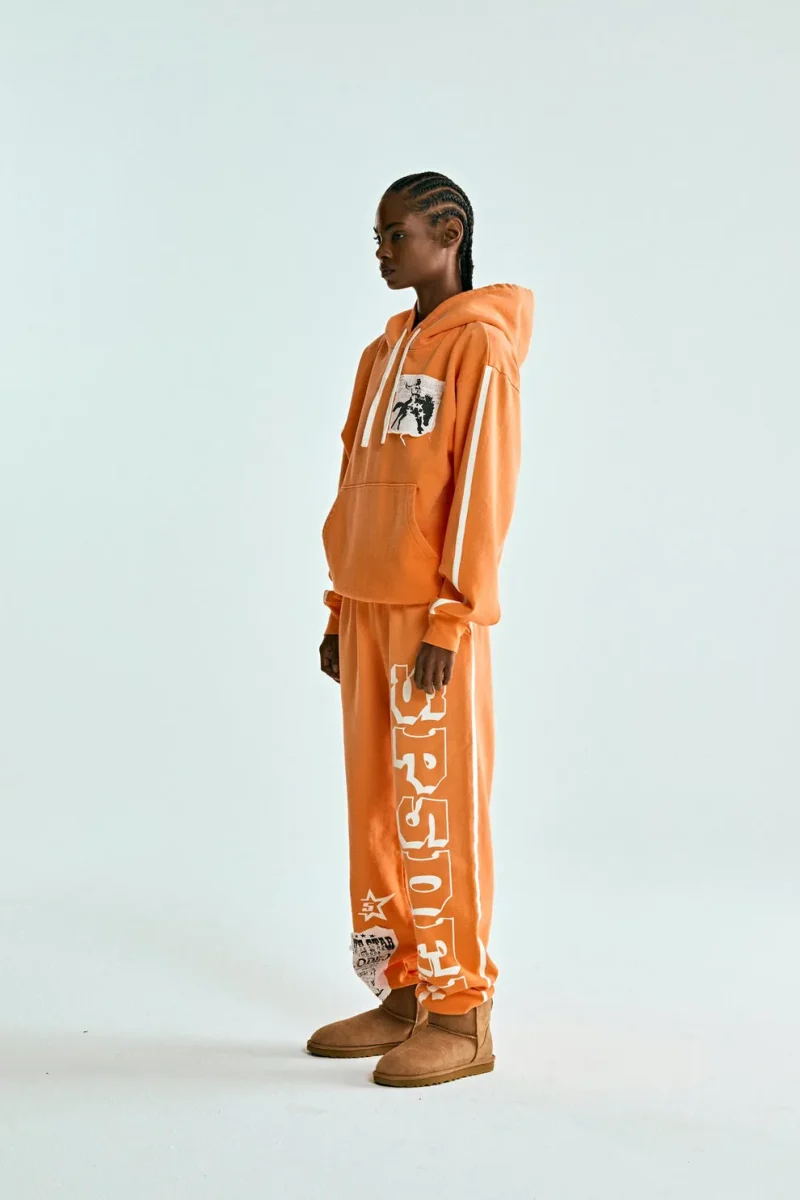 Sp5der 5star Rodeo Orange Hoodie 1