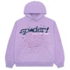 Sp5der Acai Purple Hoodie