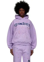 Sp5der Acai Purple Hoodie 2