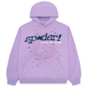 Sp5der Acai Purple Hoodie