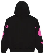 sp5der angel number beluga hoodie black backside