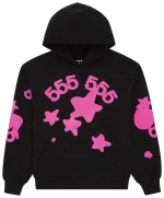 sp5der angel number beluga hoodie black