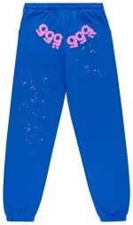 Sp5der Angel Number Blue Sweatpant