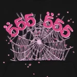 Sp5der Angel Number Hoodie Black 1