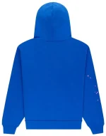 Sp5der Angel Number Hoodie Blue 2