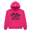 sp5der angel number pink hoodie