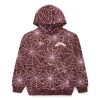 Sp5der Aop Brown Hoodie