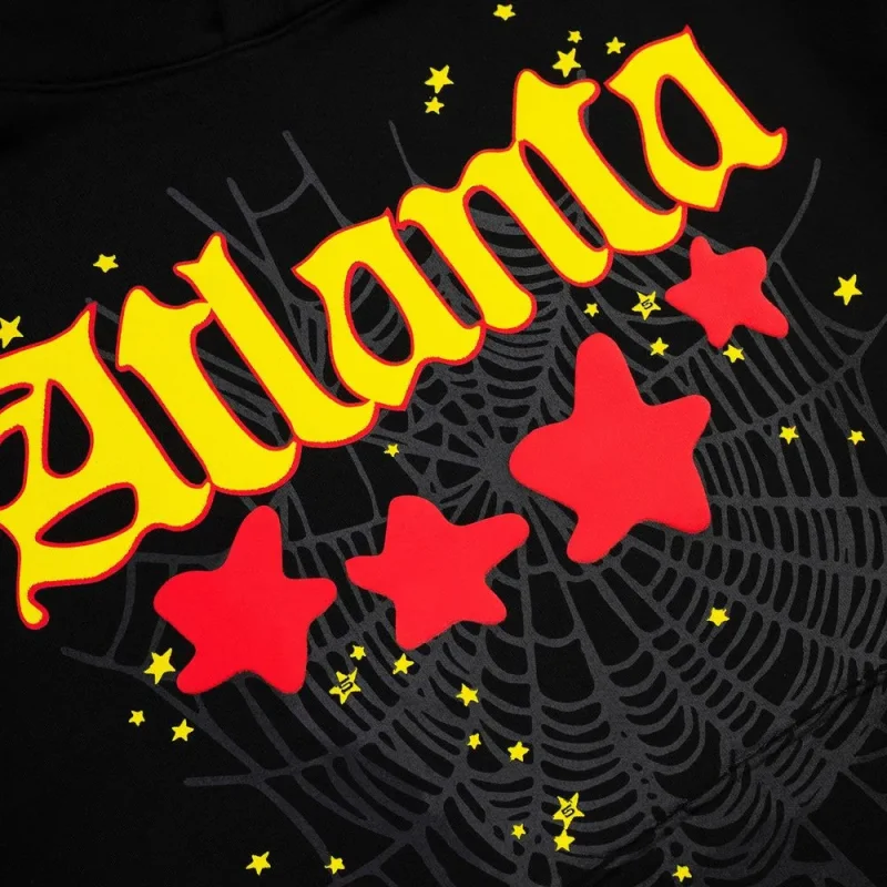 Sp5der Atlanta Black Hoodie 1