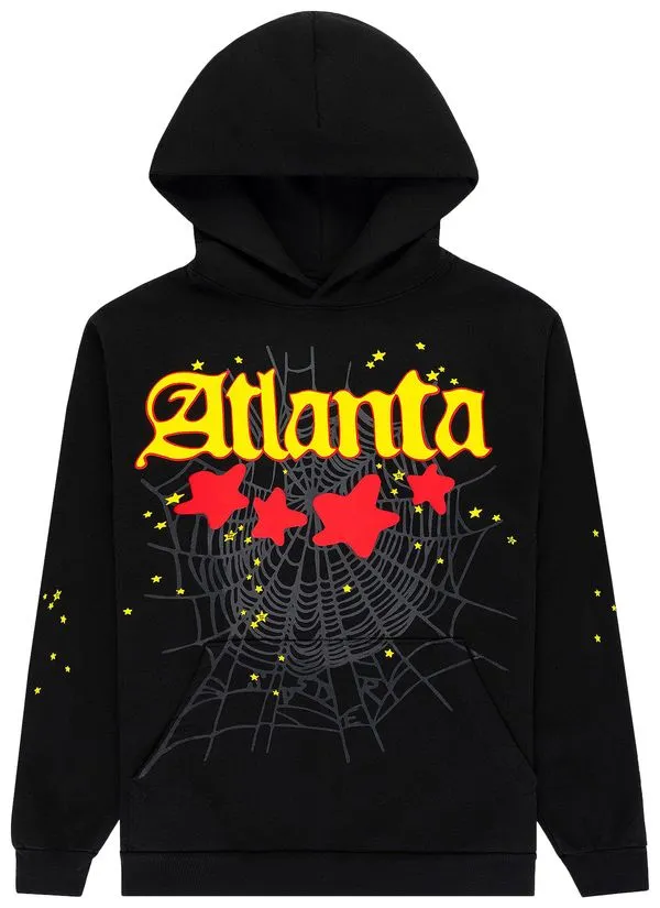 Sp5der Atlanta Black Hoodie