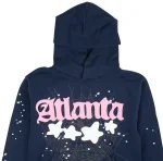 Sp5der Atlanta Navy Hoodie 1