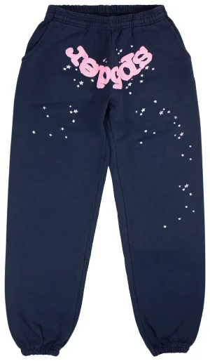 Sp5der Atlanta Navy Sweatpant