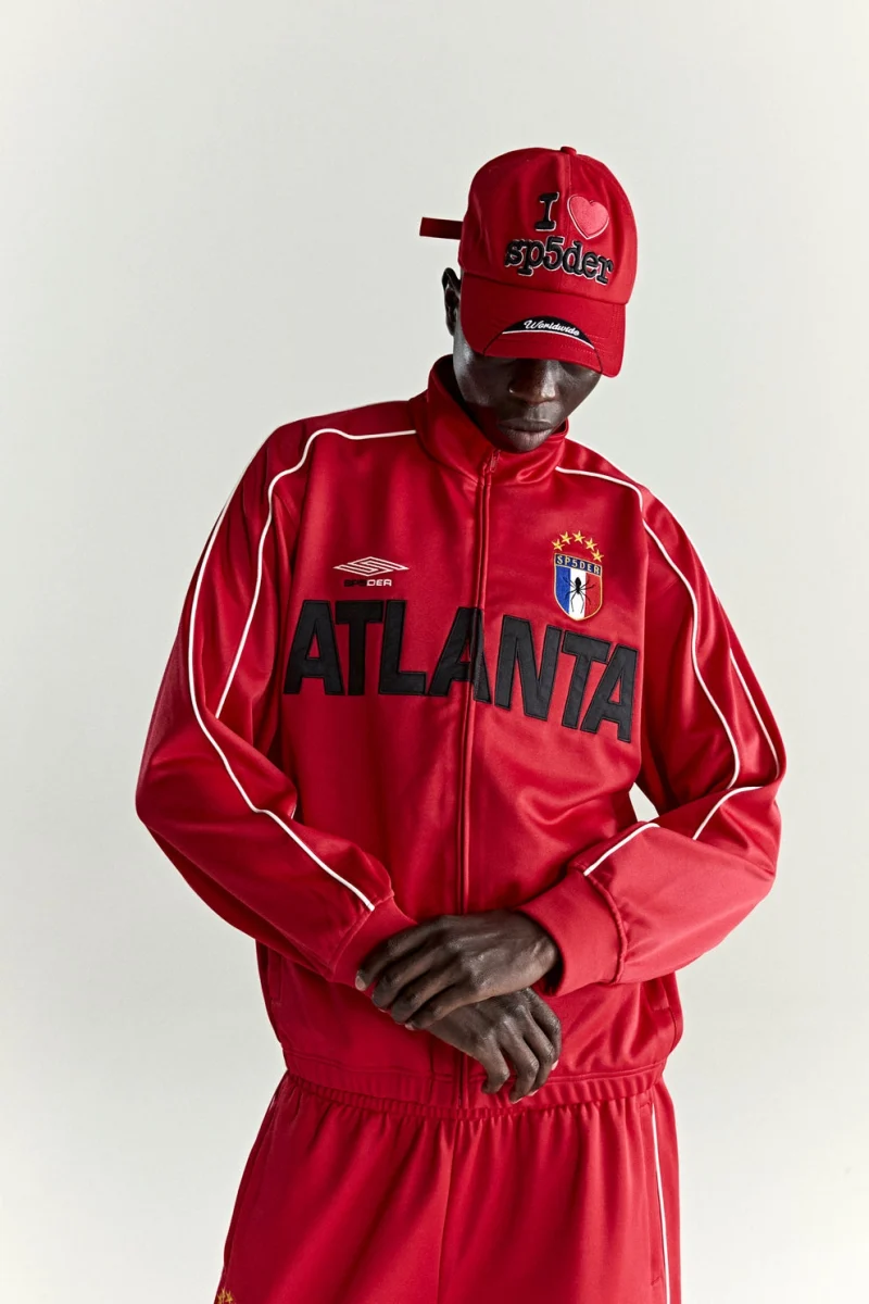 Sp5der Atlanta Track Red Jacket 3