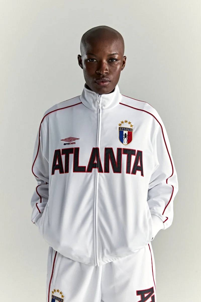 Sp5der Atlanta Track White Jacket 3