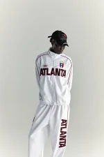 Sp5der Atlanta Track White Jacket 4