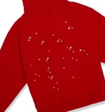 Sp5der Atlanta Zip Up Red Hoodie 5