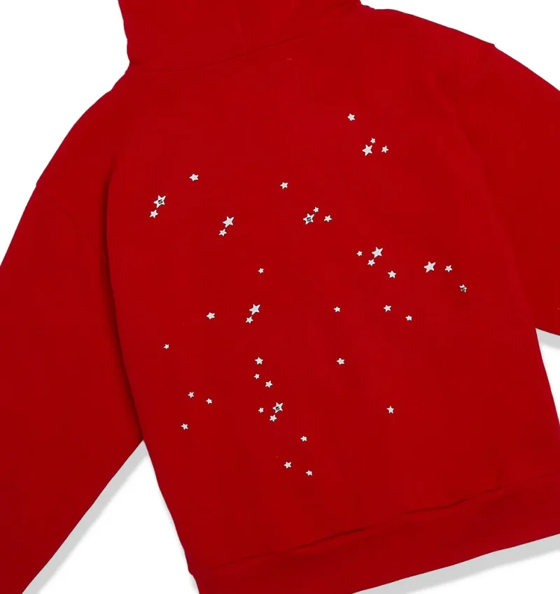 Sp5der Atlanta Zip Up Red Hoodie 5