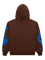 sp5der beluga brown hoodie back