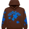 sp5der beluga brown hoodie