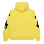 sp5der beluga gold hoodie back