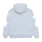 Sp5der Beluga Grey Hoodie back