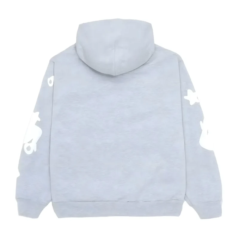 Sp5der Beluga Grey Hoodie back