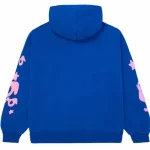 sp5der beluga hoodie blue back