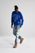 Sp5der Beluga Ls Hw Blue Tee 5