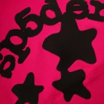 sp5der beluga pullover pink hoodie center