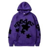 sp5der beluga purple hoodie