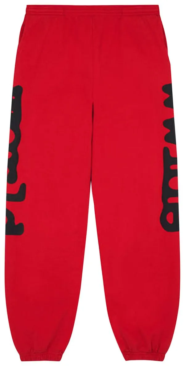 Sp5der Beluga Red Black Sweatpant