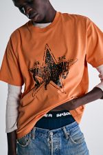 Sp5der Big Star Orange Tee 1
