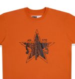 Sp5der Big Star Orange Tee 3
