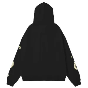 sp5der black beluga hoodie back